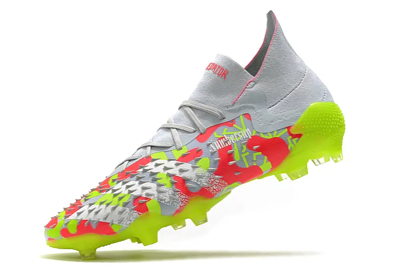Adidas Predator Freak.1 FG - Gray/Neon Pink/Lime Green