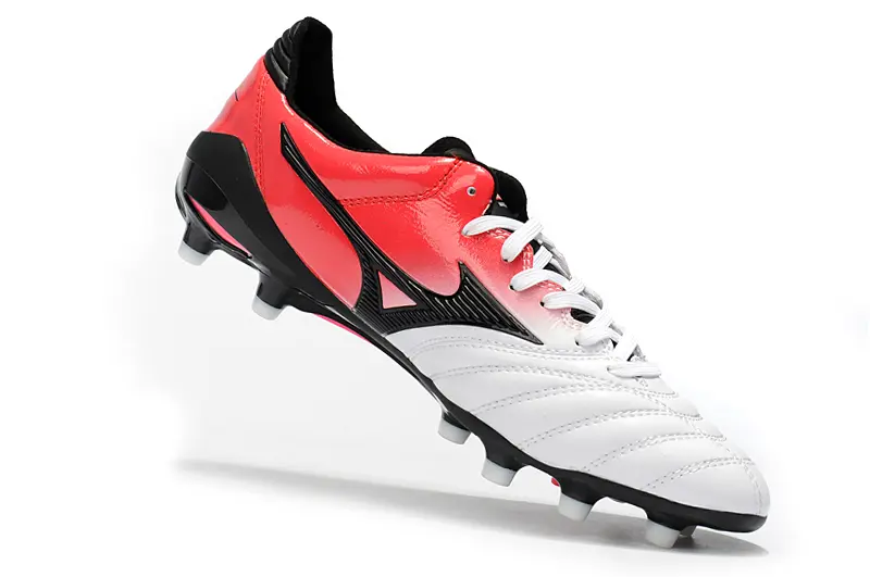Mizuno Morelia Neo 2 FG - White/Vibrant Red/Black