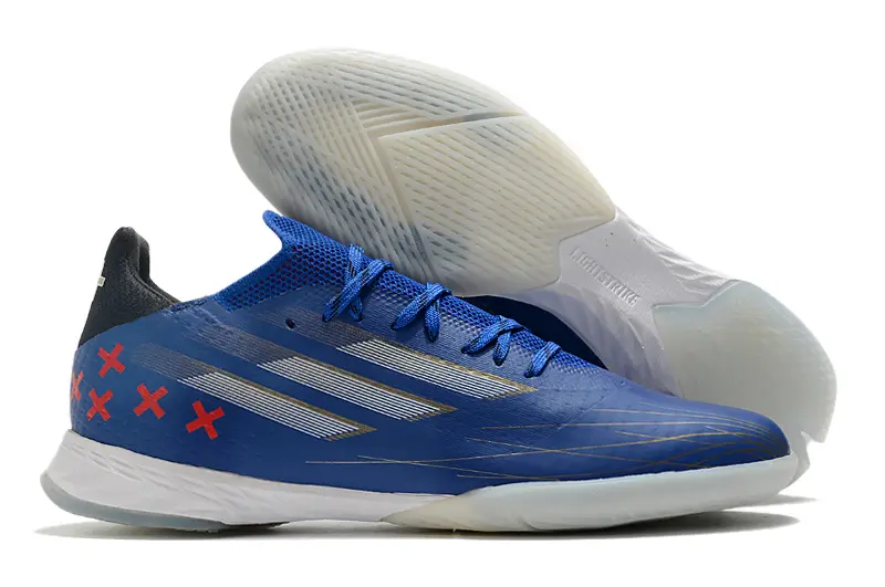 Adidas X Speedflow.1 IC - Blue/Electric Blue/Crimson Red