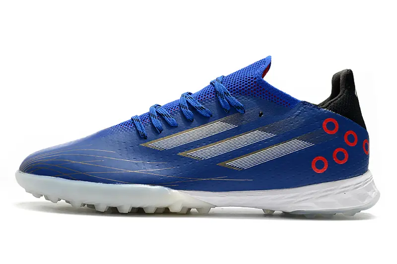 Adidas X Speedflow.1 TF - Blue/Vibrant Blue/Red Accents