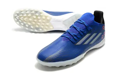 Adidas X Speedflow.1 TF - Blue/Vibrant Blue/Red Accents