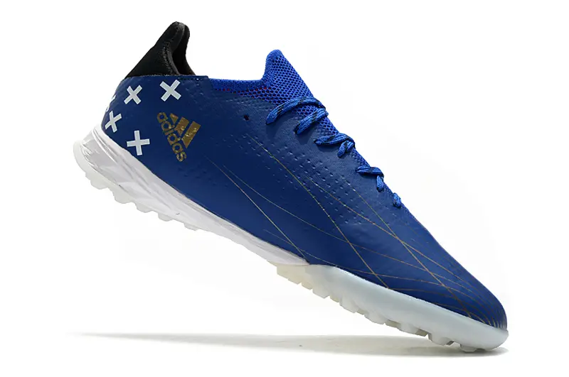 Adidas X Speedflow.1 TF - Blue/Vibrant Blue/Red Accents