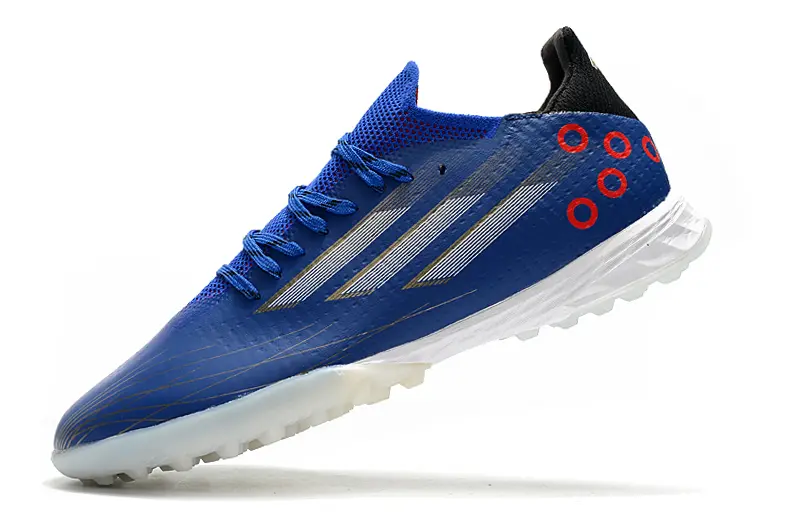 Adidas X Speedflow.1 TF - Blue/Vibrant Blue/Red Accents