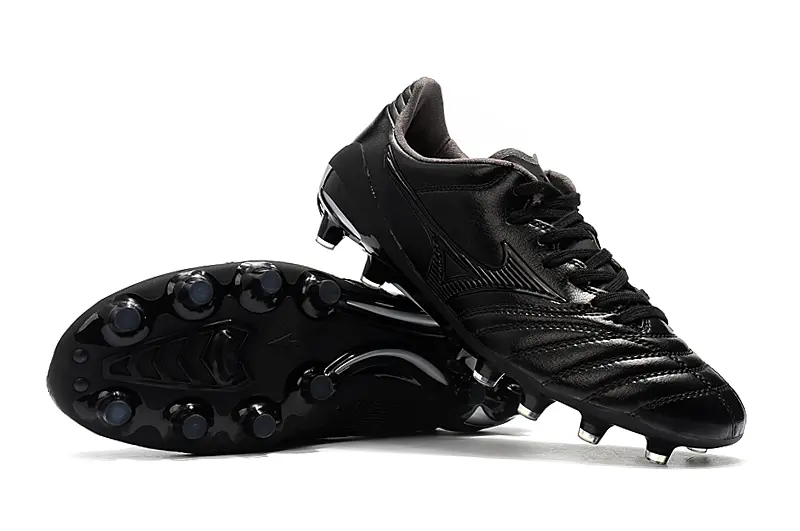 Mizuno Morelia Neo 2 FG - Black/Midnight Black/Metallic Silver