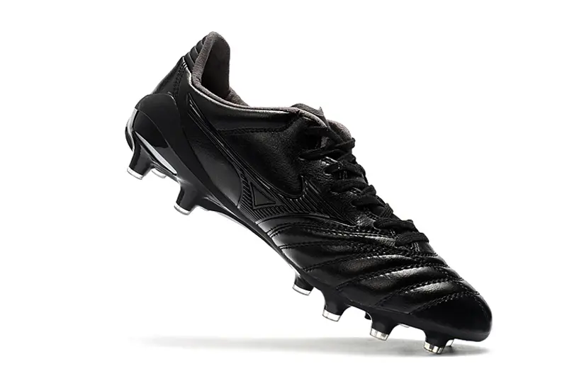 Mizuno Morelia Neo 2 FG - Black/Midnight Black/Metallic Silver