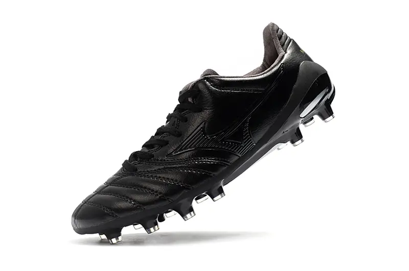 Mizuno Morelia Neo 2 FG - Black/Midnight Black/Metallic Silver