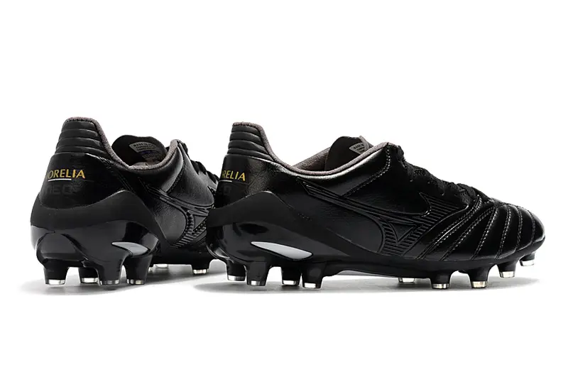 Mizuno Morelia Neo 2 FG - Black/Midnight Black/Metallic Silver