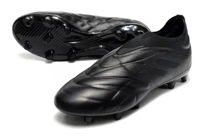 Adidas Copa Pure+ Laceless FG - Black/Midnight Black/Onyx Black