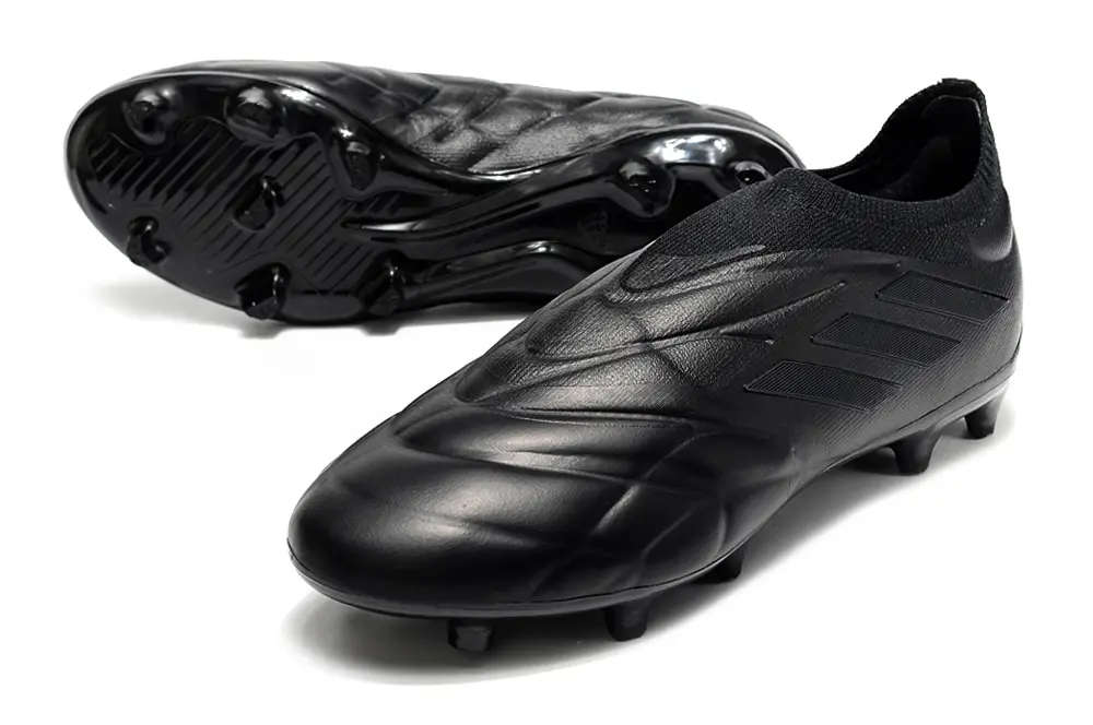 Adidas Copa Pure+ Laceless FG - Black/Midnight Black/Onyx Black