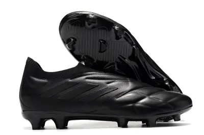 Adidas Copa Pure+ Laceless FG - Black/Midnight Black/Onyx Black