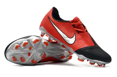 Nike Phantom Venom Elite FG Firm Ground Soccer Cleats - Red/Electric Orange/Onyx Black
