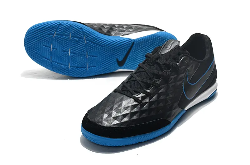 Nike Tiempo Legend 8 Academy IC - Black/Sporty Blue/Dynamic Grey