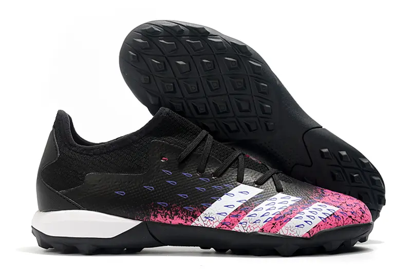 Adidas Predator Freak.3 TF - Black/Vibrant Pink/Metallic Silver