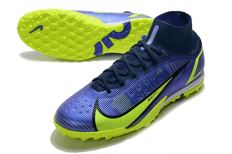 Nike Air Zoom Mercurial Superfly 9 Elite TF - Purple/Electric Yellow/Deep Navy