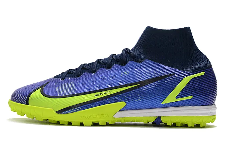 Nike Air Zoom Mercurial Superfly 9 Elite TF - Purple/Electric Yellow/Deep Navy