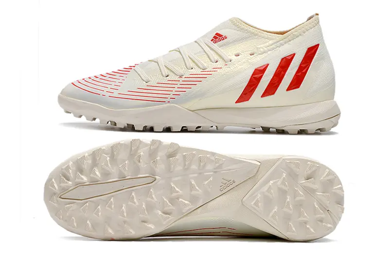 Adidas Predator Edge.3 TF - White/Cherry Red/Golden Cream