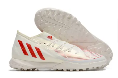 Adidas Predator Edge.3 TF - White/Cherry Red/Golden Cream
