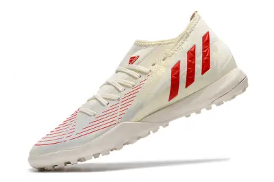 Adidas Predator Edge.3 TF - White/Cherry Red/Golden Cream