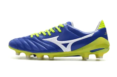 Mizuno Morelia Neo 2 FG - Blue/Electric Green/Neon Yellow