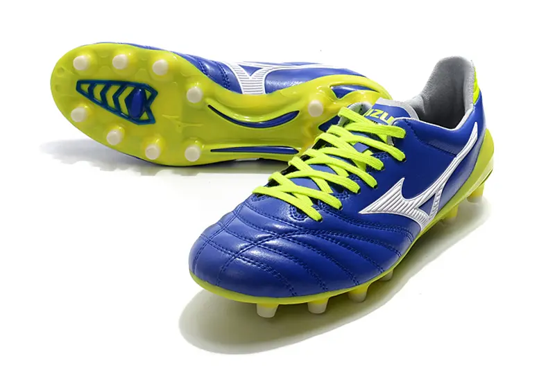 Mizuno Morelia Neo 2 FG - Blue/Electric Green/Neon Yellow