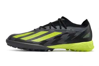 Adidas X Crazyfast.1 TF - Black/Electric Yellow/Graphite Grey
