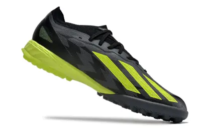 Adidas X Crazyfast.1 TF - Black/Electric Yellow/Graphite Grey