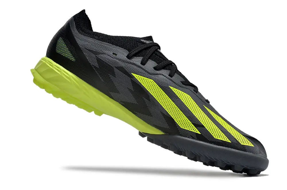 Adidas X Crazyfast.1 TF - Black/Electric Yellow/Graphite Grey