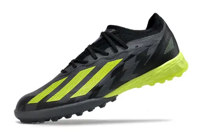 Adidas X Crazyfast.1 TF - Black/Electric Yellow/Graphite Grey