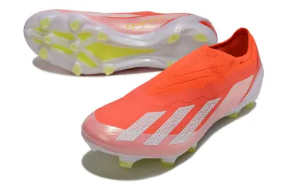 Adidas X Crazyfast Elite Laceless FG - Orange/Neon Orange/White