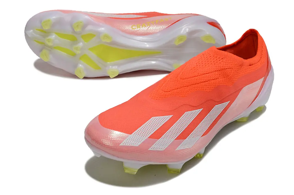 Adidas X Crazyfast Elite Laceless FG - Orange/Neon Orange/White