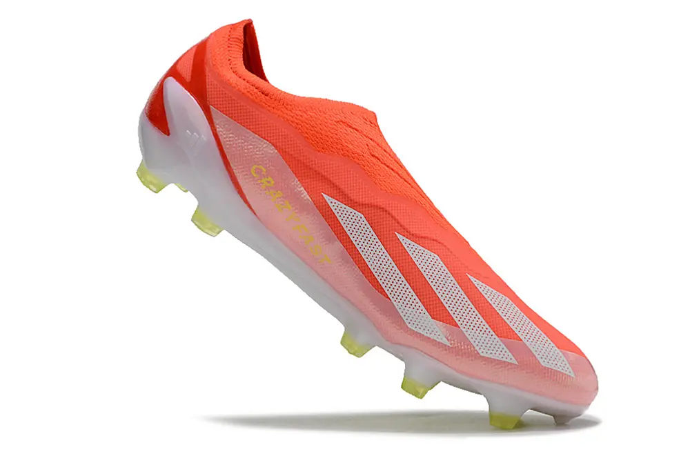 Adidas X Crazyfast Elite Laceless FG - Orange/Neon Orange/White