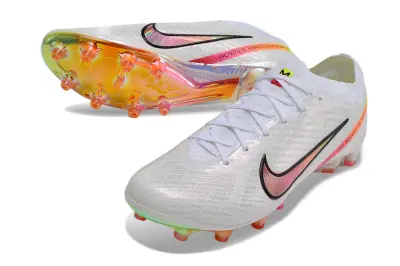 Nike Air Zoom Mercurial Vapor 15 Elite AG - White/Radiant Sunrise/Neon Coral