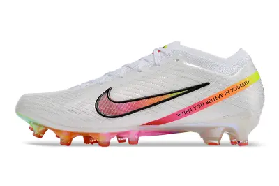 Nike Air Zoom Mercurial Vapor 15 Elite AG - White/Radiant Sunrise/Neon Coral