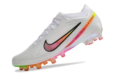 Nike Air Zoom Mercurial Vapor 15 Elite AG - White/Radiant Sunrise/Neon Coral