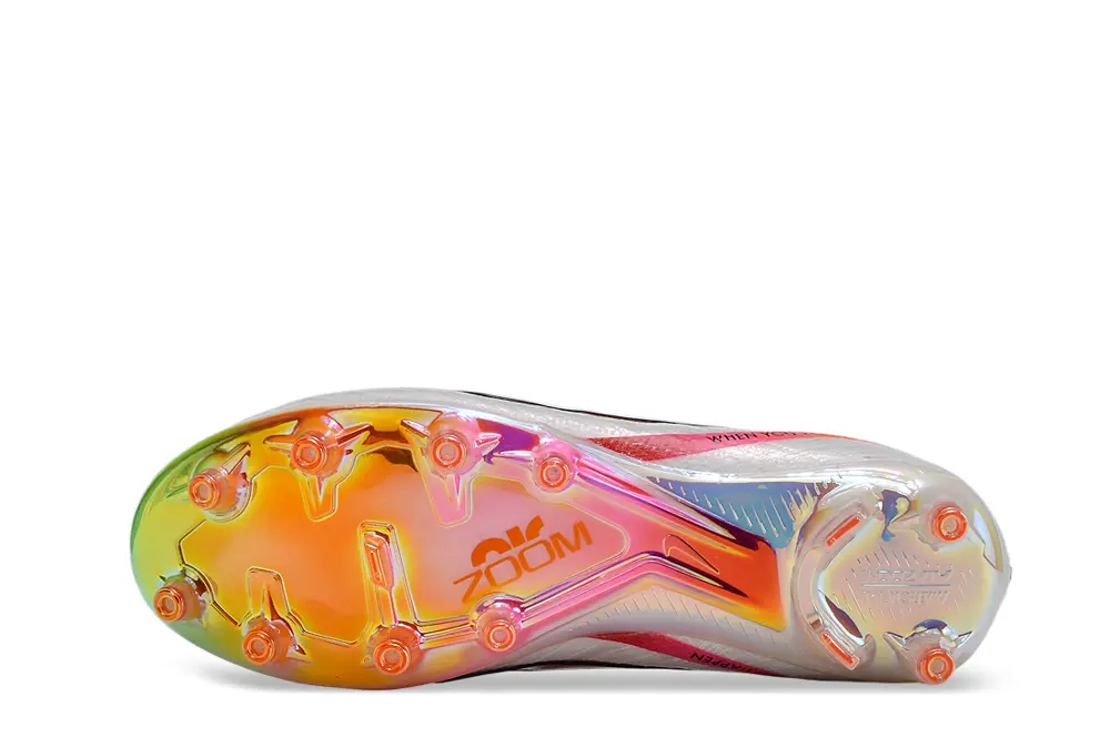 Nike Air Zoom Mercurial Vapor 15 Elite AG - White/Radiant Sunrise/Neon Coral