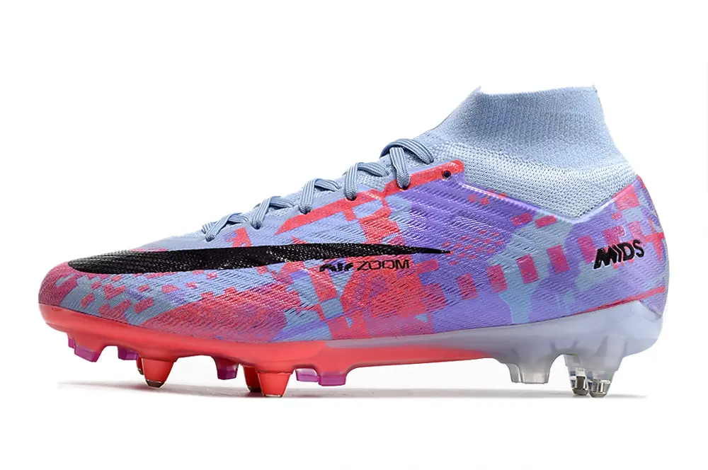 Nike Air Zoom Mercurial Superfly 10 Elite SG - Blue/Pastel Pink/Lavender Purple