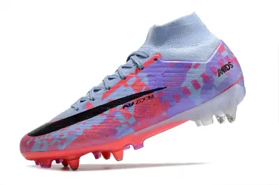 Nike Air Zoom Mercurial Superfly 10 Elite SG - Blue/Pastel Pink/Lavender Purple