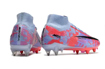 Nike Air Zoom Mercurial Superfly 10 Elite SG - Blue/Pastel Pink/Lavender Purple
