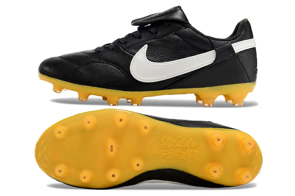 Nike Premier 3 FG - Black/Classic White/Volt Yellow