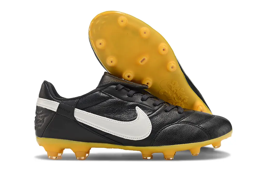 Nike Premier 3 FG - Black/Classic White/Volt Yellow
