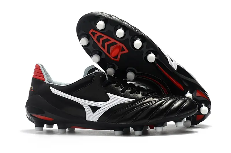 Mizuno Morelia Neo 2 FG - Black/Crimson Red/Snow White