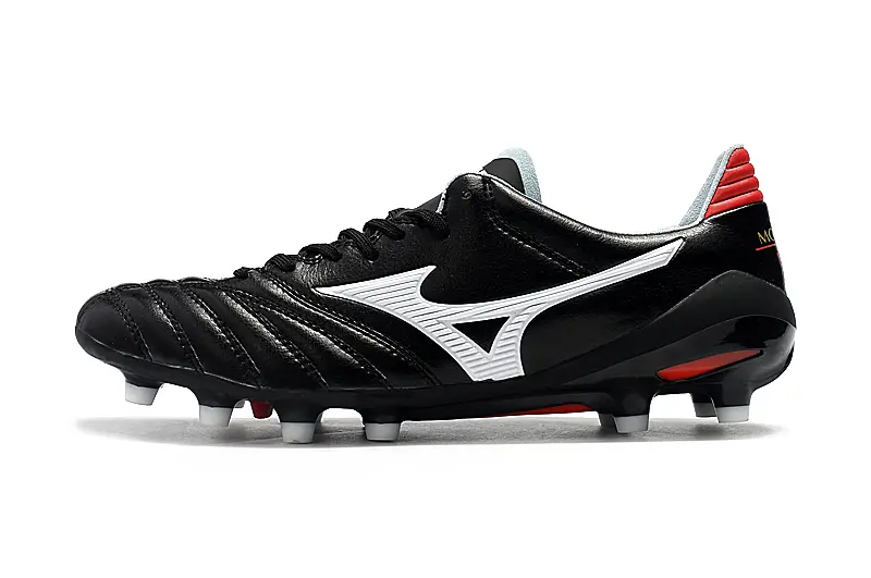 Mizuno Morelia Neo 2 FG - Black/Crimson Red/Snow White