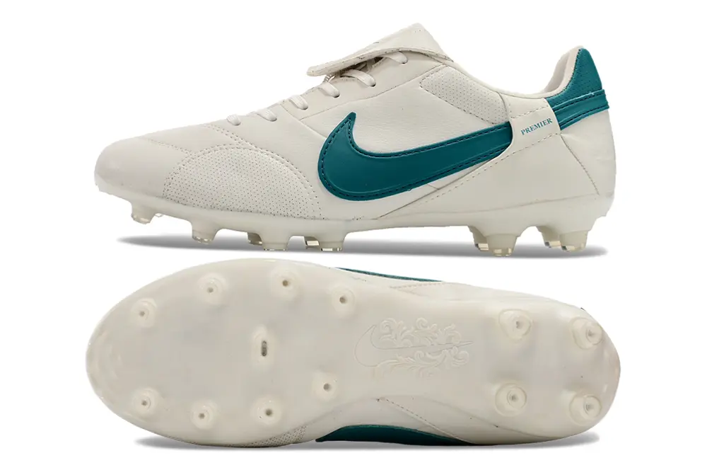 Nike Premier 3 FG - White/Teal/White