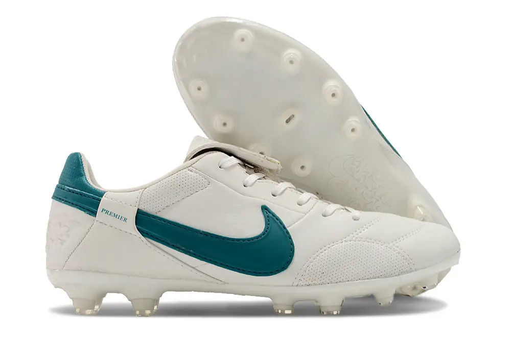 Nike Premier 3 FG - White/Teal/White