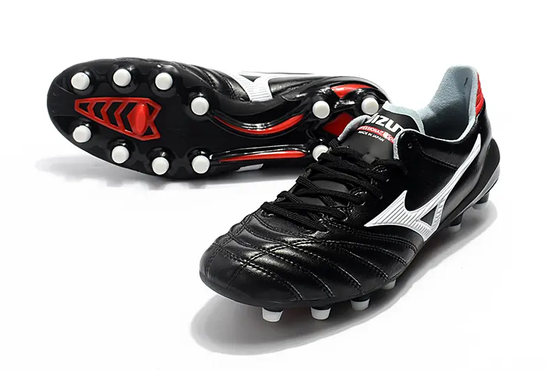Mizuno Morelia Neo 2 FG - Black/Crimson Red/Snow White