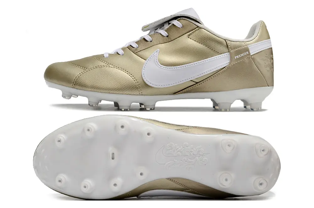 Nike Premier 3 FG - Gold/Metallic Gold/White