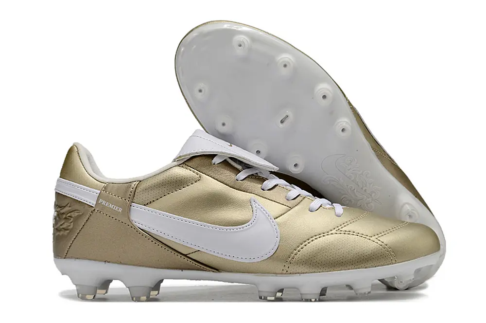 Nike Premier 3 FG - Gold/Metallic Gold/White