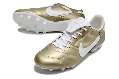 Nike Premier 3 FG Firm Ground Soccer Cleats - Gold/Metallic Gold/White