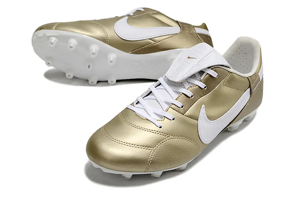 Nike Premier 3 FG - Gold/Metallic Gold/White