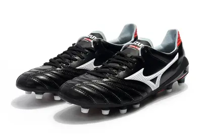 Mizuno Morelia Neo 2 FG - Black/Crimson Red/Snow White